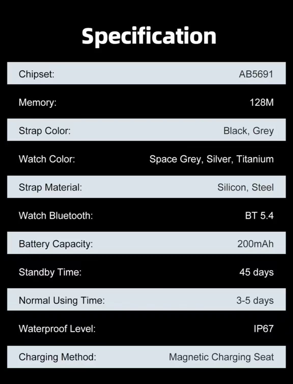 MT61 Smartwatch: 1.96-inch AMOLED Curved Screen, Bluetooth Calling, Slim Design for Sports and Health Monitoring.