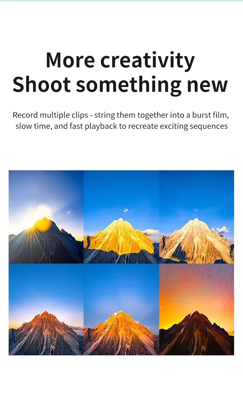 4K Ultra HD Anti-Shake Pocket Camera, Outdoor Waterproof Cycling DV with 270° Rotatable Screen for Vlogging & Action.