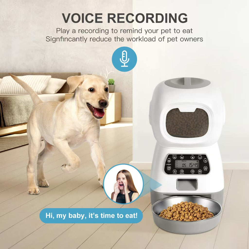 3.5L Smart WiFi Automatic Feeder for Cats and Dogs