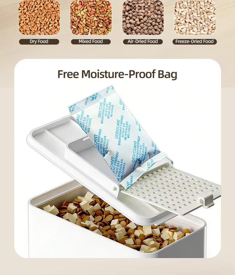 2-in-1 Cordless Automatic Feeder & Waterer with Constant Temperature, All-in-One Unit for Cats and Dogs